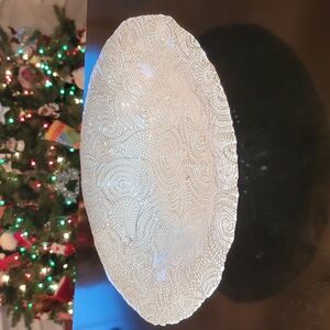 Akcam Turkish Silverina Decorative Bowl Large 15"